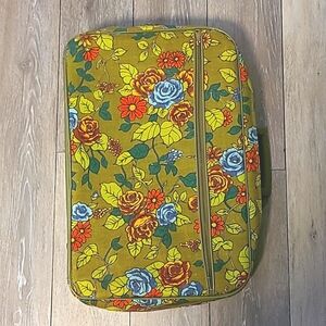Vintage floral luggage travel